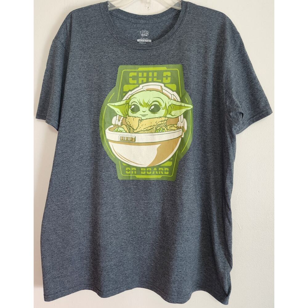 Star Wars Grogu Gray T-Shirt Size XL